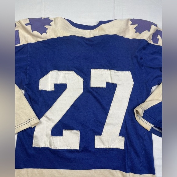 Vtg 1970’s Rare Authentic Toronto Maple Leafs Darryl Sittler Maska Jersey Sz S - Picture 4 of 16